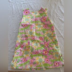Vintage White Label Lily Pulitzer - Pink Floral Alligator Dress